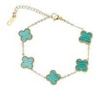 Fashion Vintage Clover Bracelet for Women & Girls